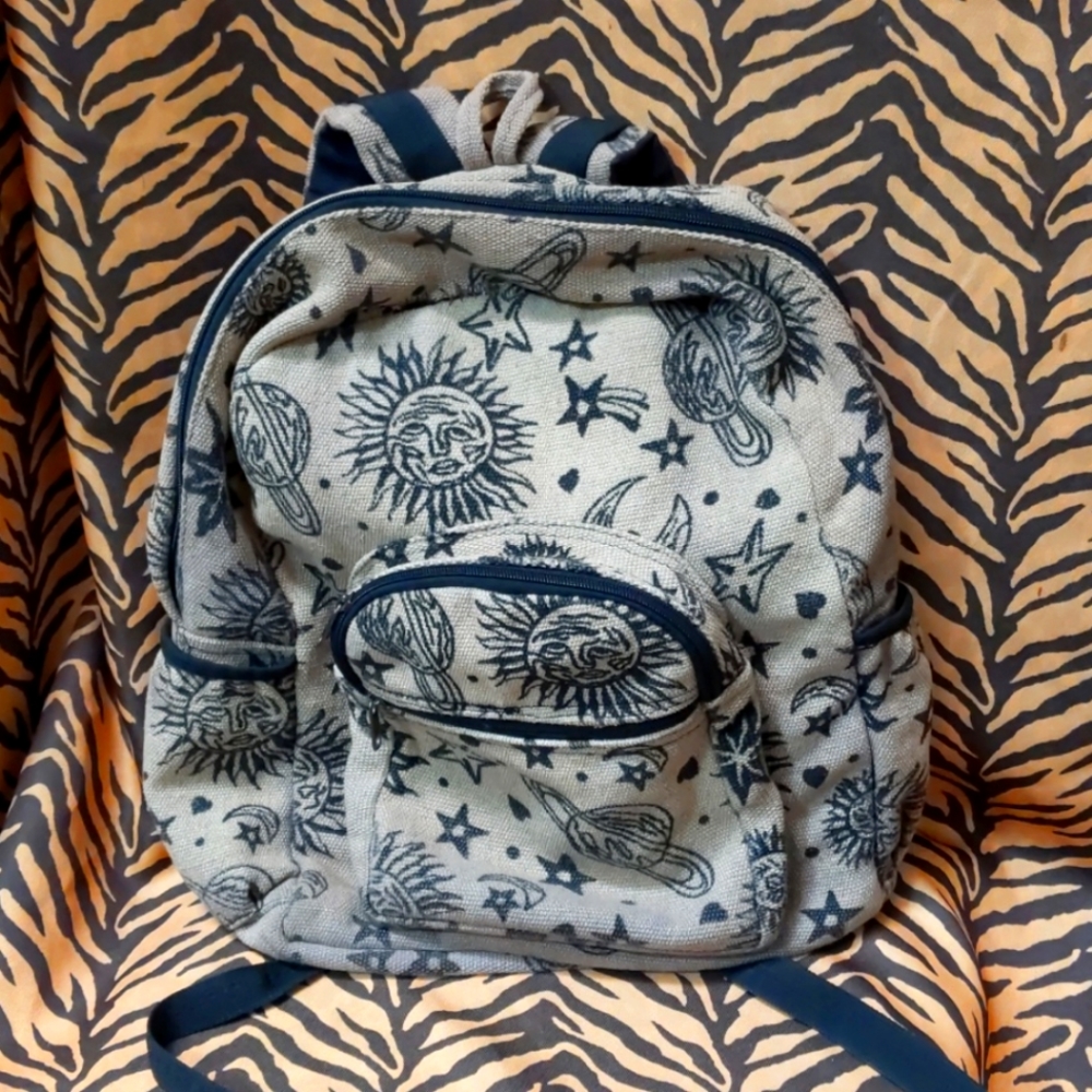Grey Celestial Fashion Backpack from Earthbound